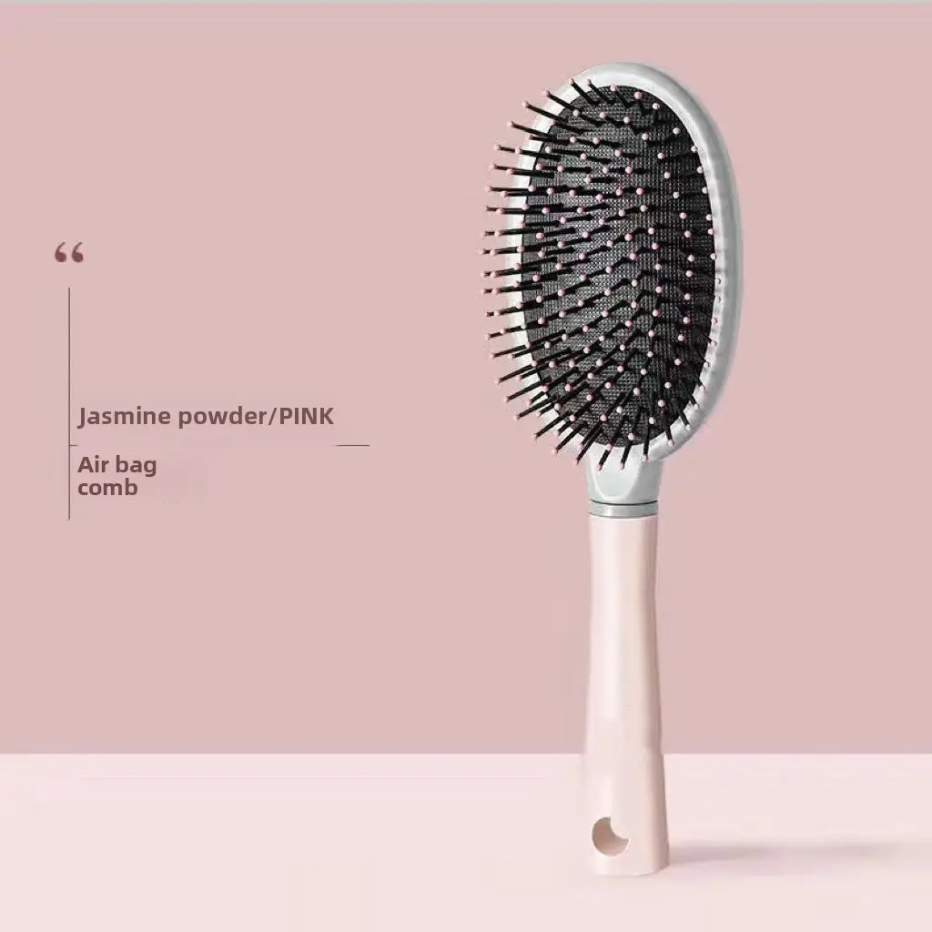 Women's Anti-Static Hair Comb with Ribs & Cushion Design