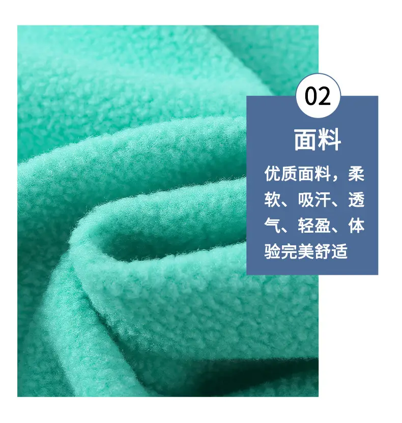 Lamb Fleece Sweatshirt Thick Long Sleeve Movable Print — feature 10