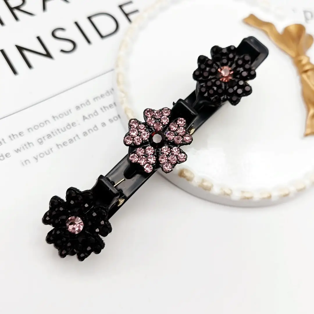 Floral Duckbill Hair Clip for Women Summer Braided Hairpin - Image 2