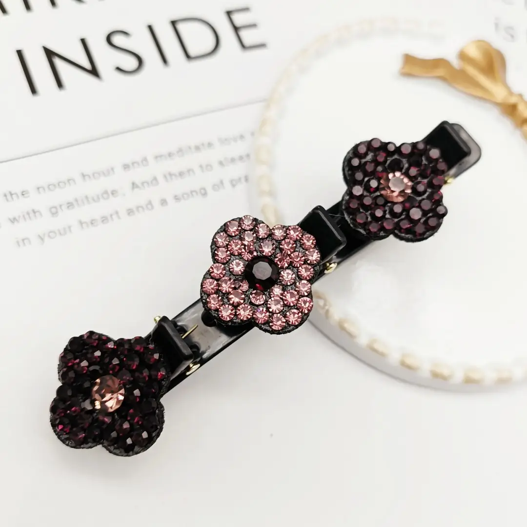 Floral Duckbill Hair Clip for Women Summer Braided Hairpin - Image 5