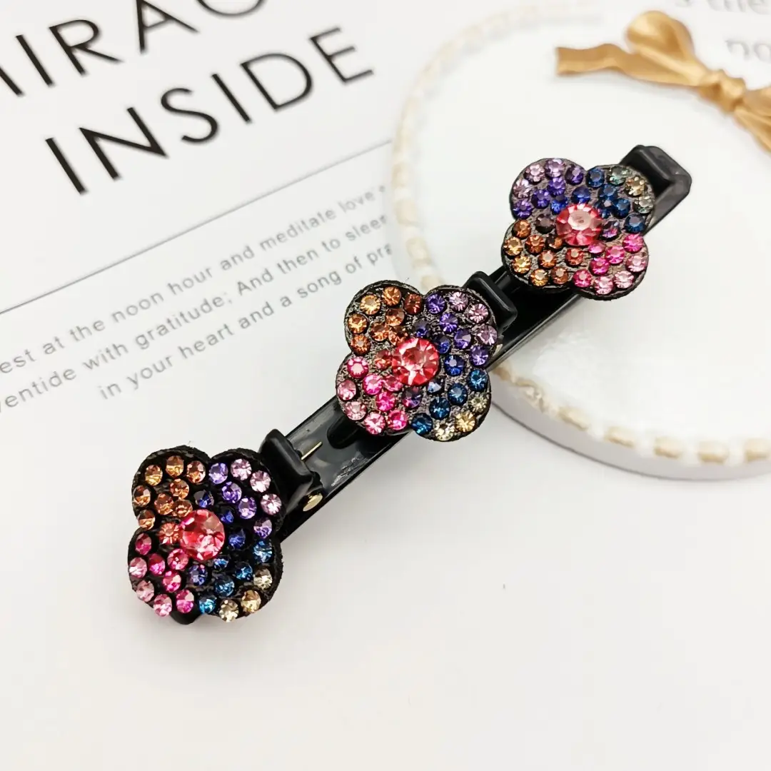 Floral Duckbill Hair Clip for Women Summer Braided Hairpin - Image 7