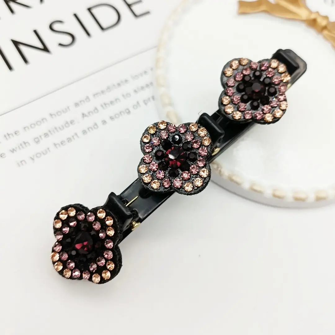 Floral Duckbill Hair Clip for Women Summer Braided Hairpin - Image 8