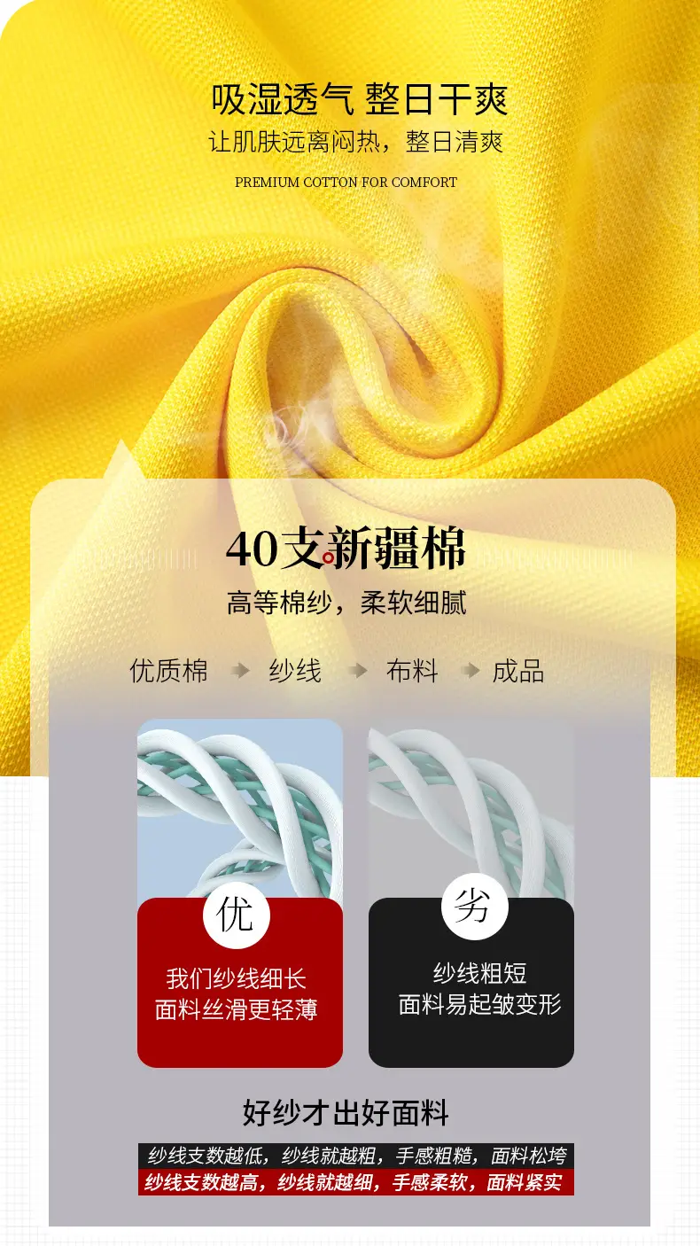 Summer Ice Silk Polo T-Shirts 40 Pcs Custom Embroidered — feature 5