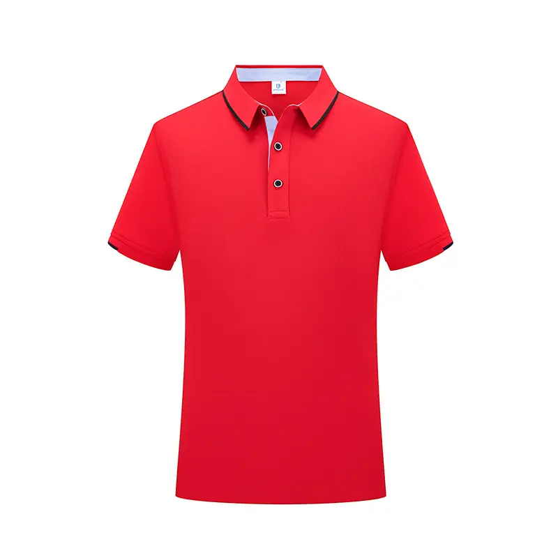 Summer Ice Silk Polo T-Shirts 40 Pcs Custom Embroidered - Image 2