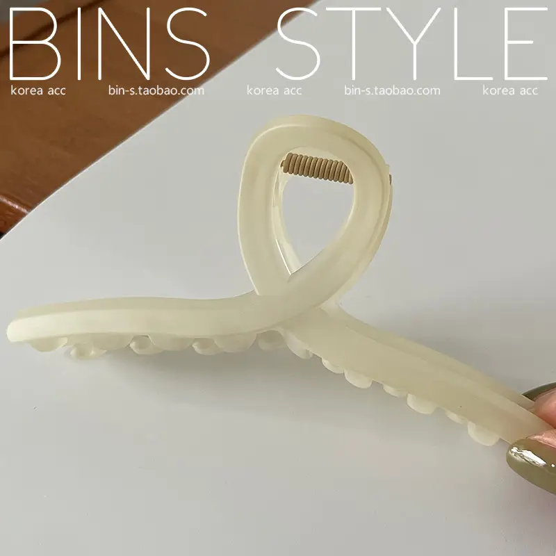 Morandi Color Korean Hair Grab Clip Jelly Large Capacity - Image 8