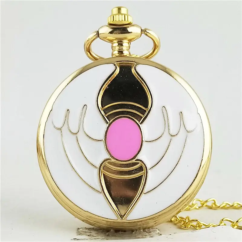Foreign Trade Cherry Blossom Angel Wings Pocket Watch — feature 10