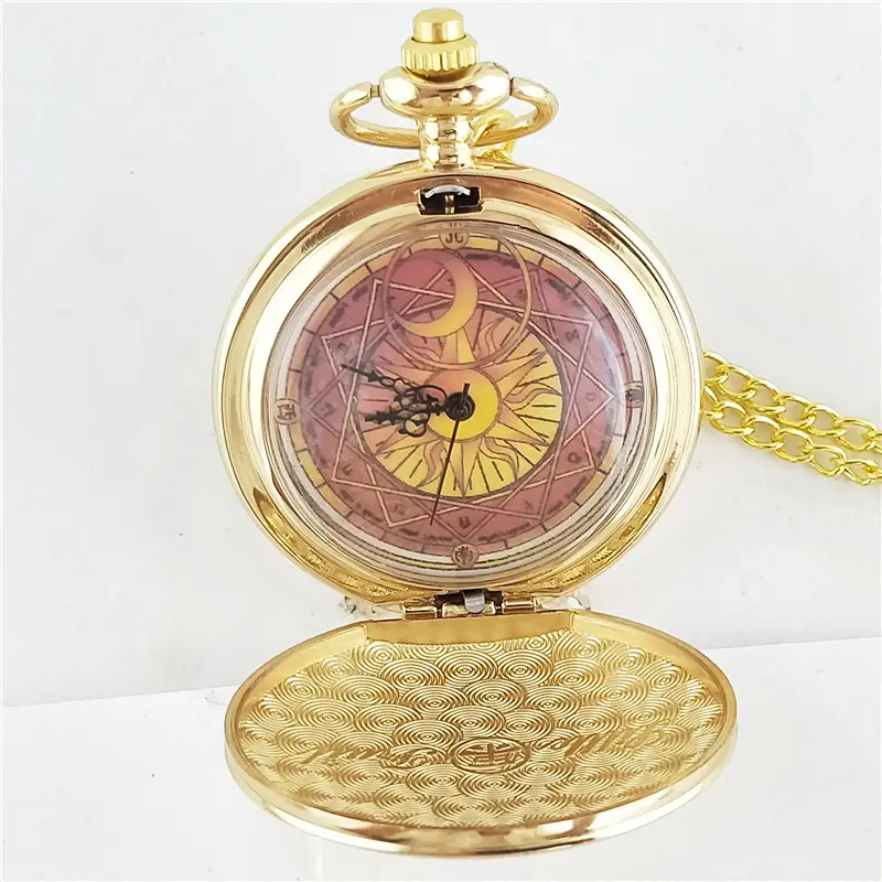 Foreign Trade Cherry Blossom Angel Wings Pocket Watch — feature 11