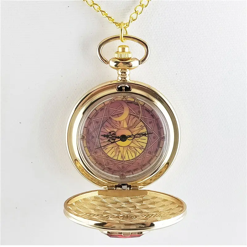 Foreign Trade Cherry Blossom Angel Wings Pocket Watch — feature 14