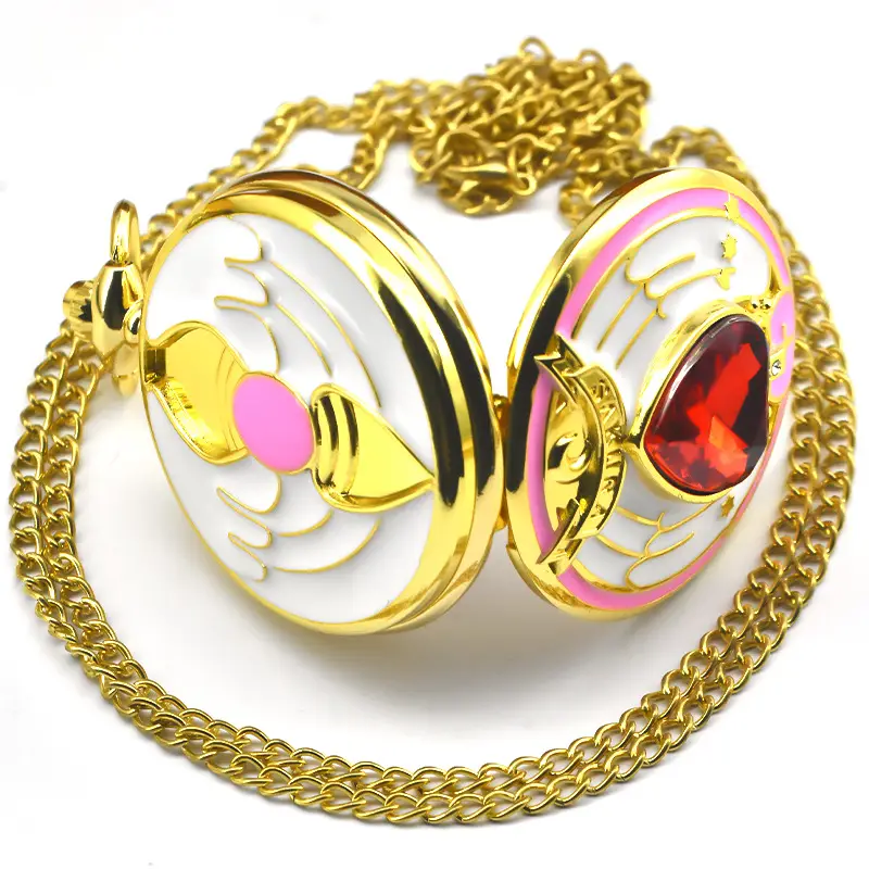 Foreign Trade Cherry Blossom Angel Wings Pocket Watch — feature 7
