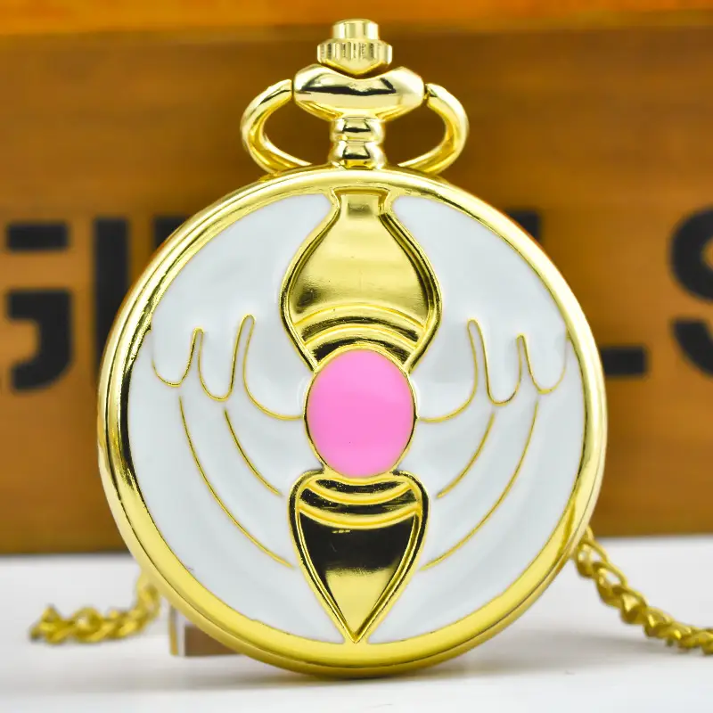 Foreign Trade Cherry Blossom Angel Wings Pocket Watch — feature 8