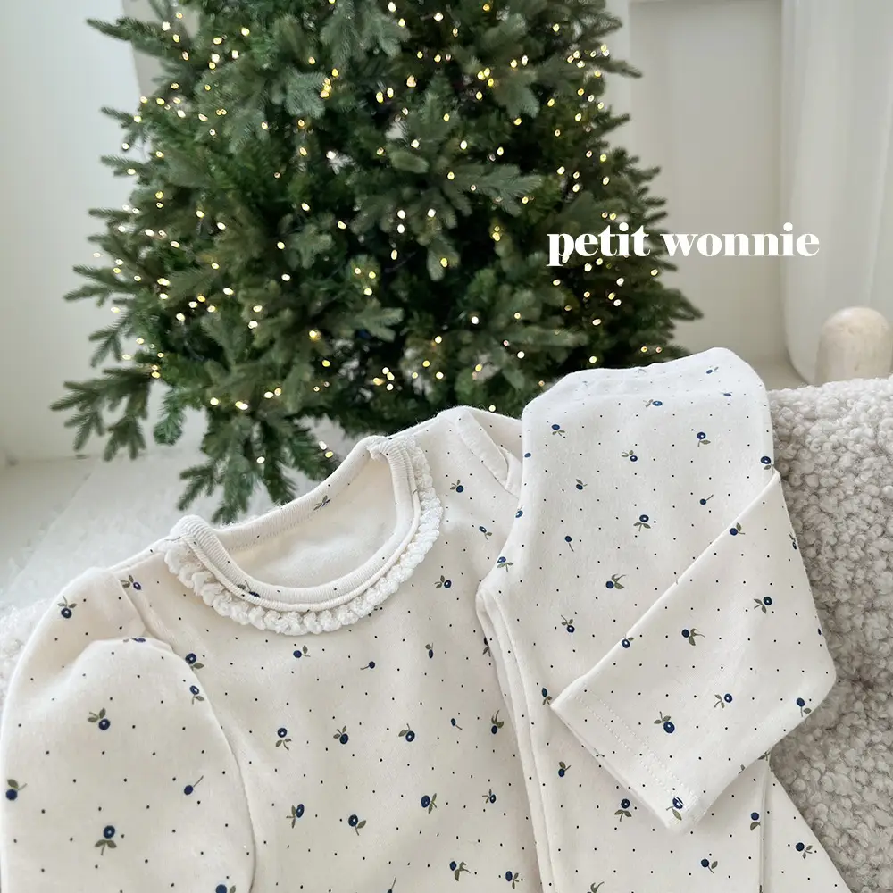 Cute Lace Baby Suit for Newborns Pure Cotton Printed — feature 22