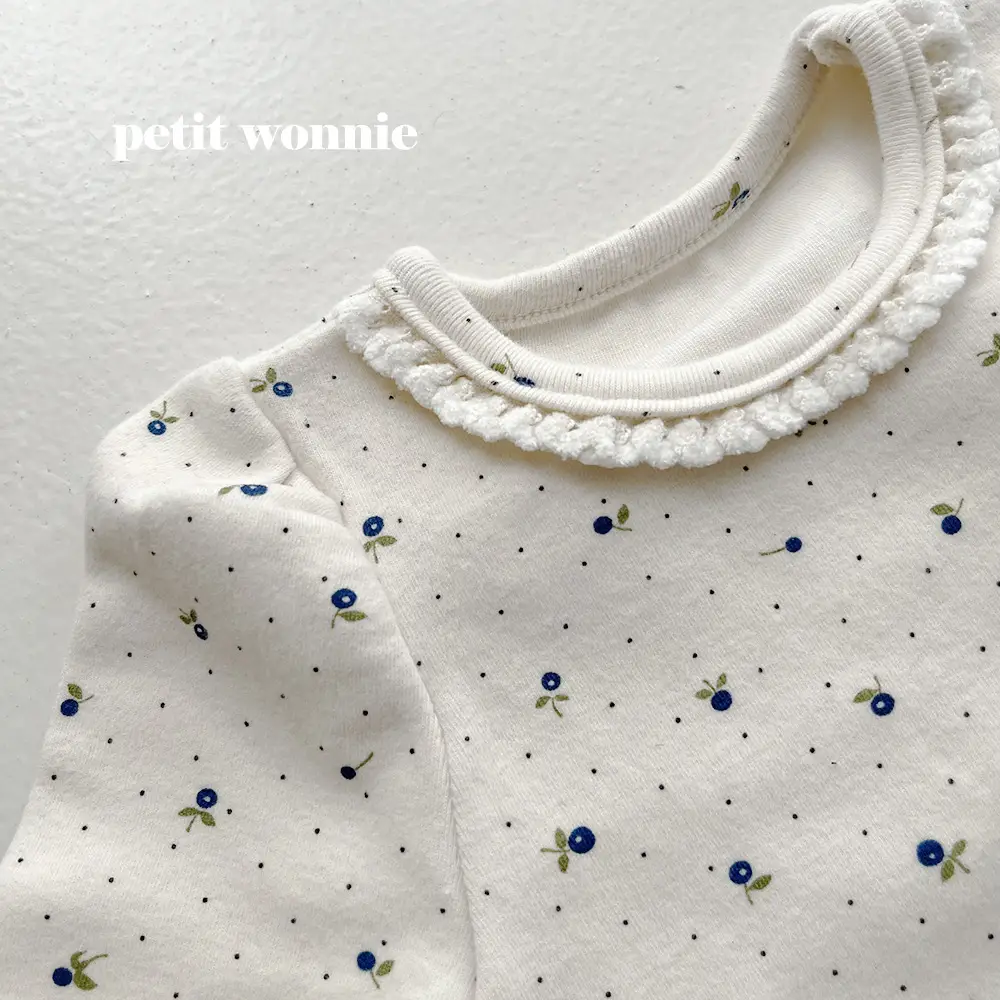 Cute Lace Baby Suit for Newborns Pure Cotton Printed — feature 23