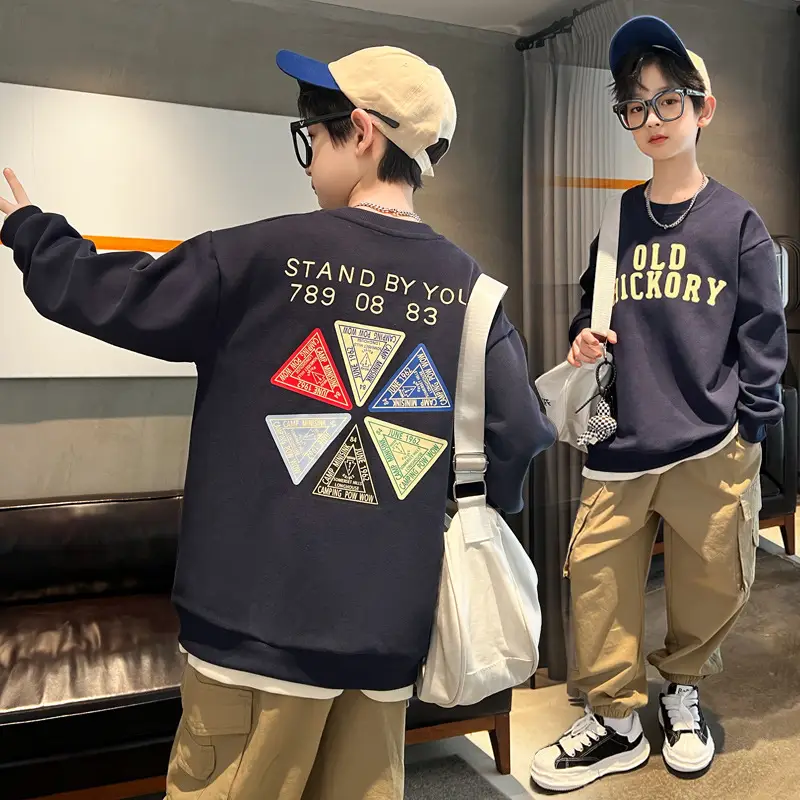 Boys Sweatshirt Old Nickory 2026 Cotton Black - Image 4