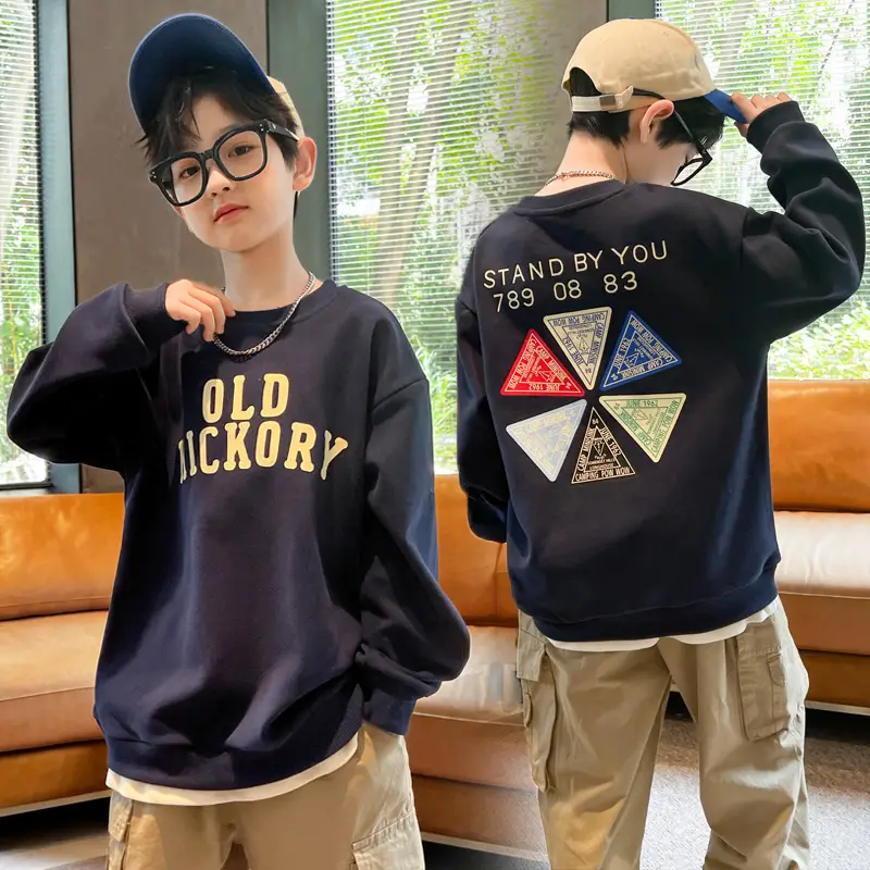Boys Sweatshirt Old Nickory 2026 Cotton Black - Image 5