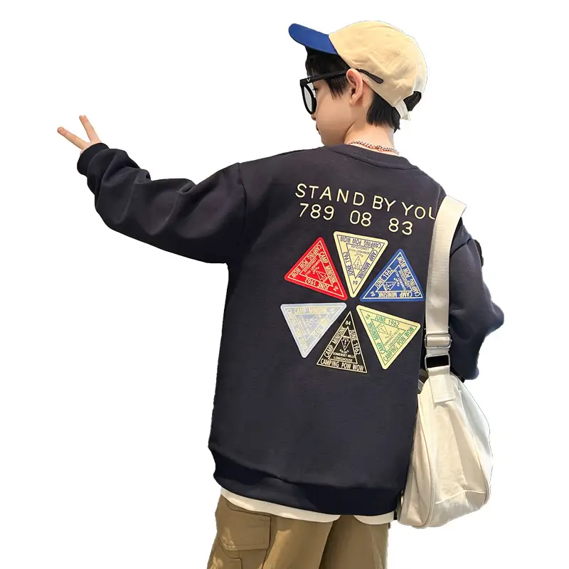 Boys Sweatshirt Old Nickory 2026 Cotton Black - Image 6