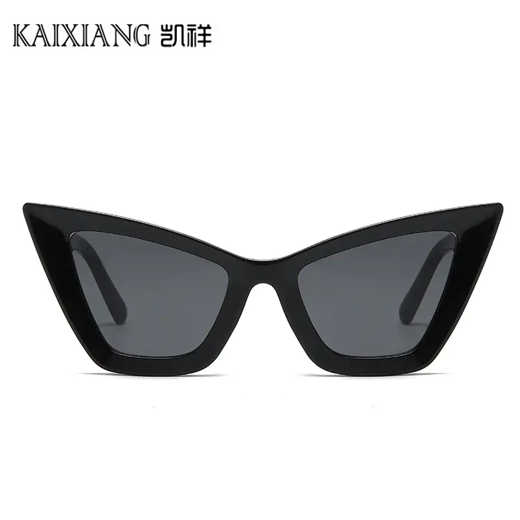 Factory Direct Retro Cat Eye Sunglasses Black Anti-Glare Driving
