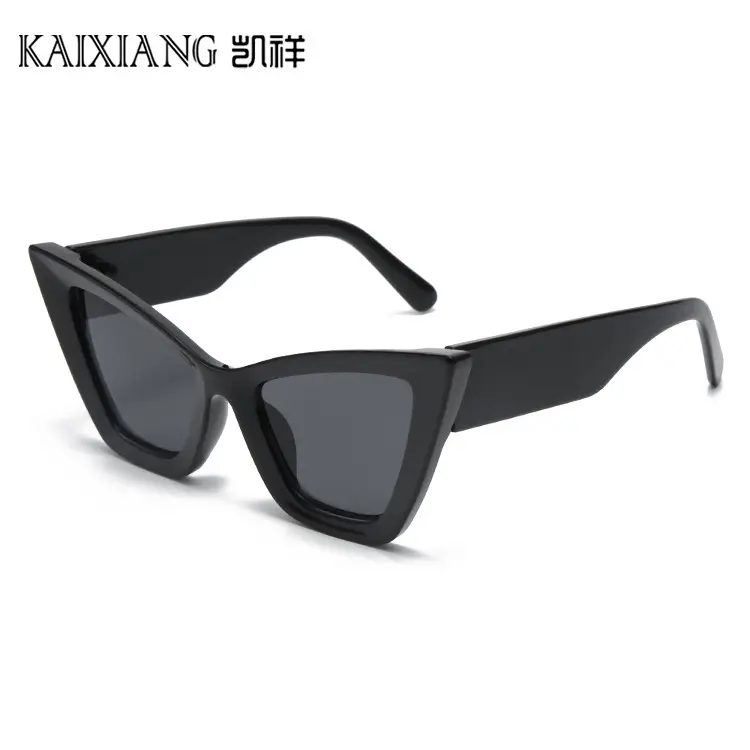 Factory Direct Retro Cat Eye Sunglasses Black Anti-Glare Driving