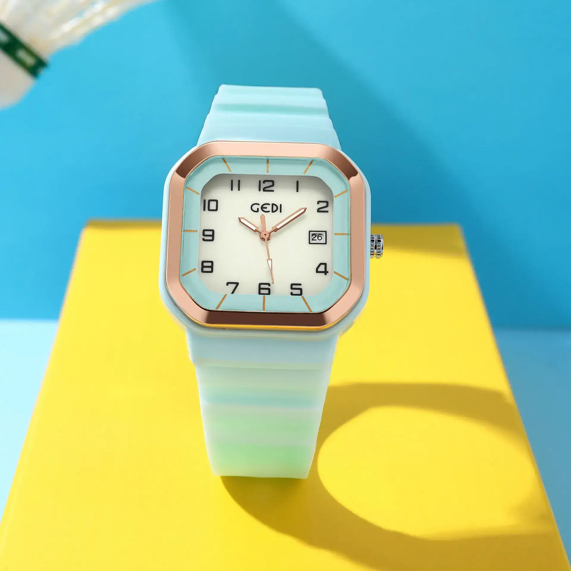 Square Luminous Quartz Watch for Students - Image 10