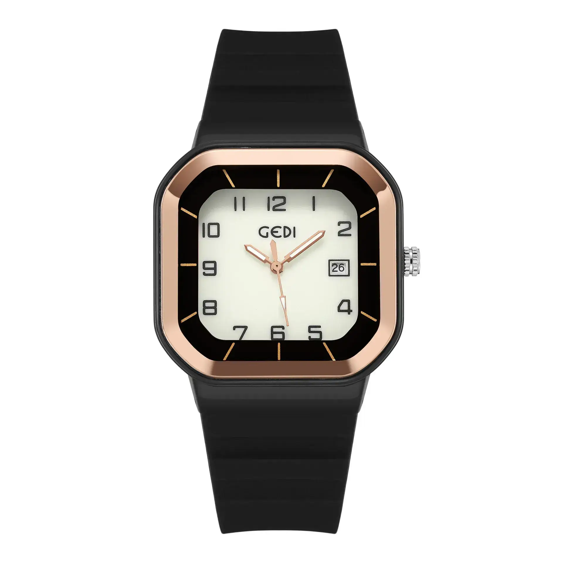 Square Luminous Quartz Watch for Students - Image 12