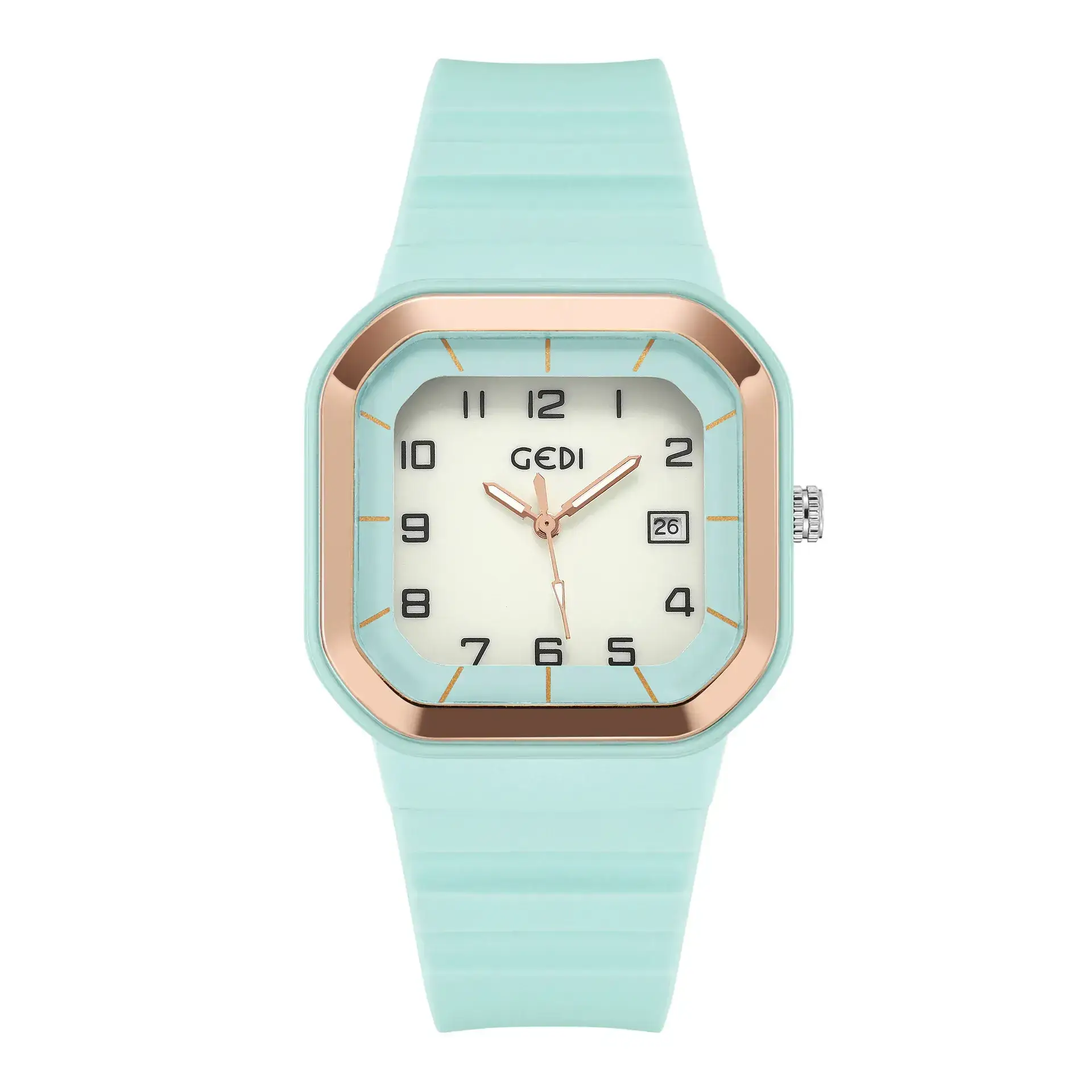 Square Luminous Quartz Watch for Students - Image 2