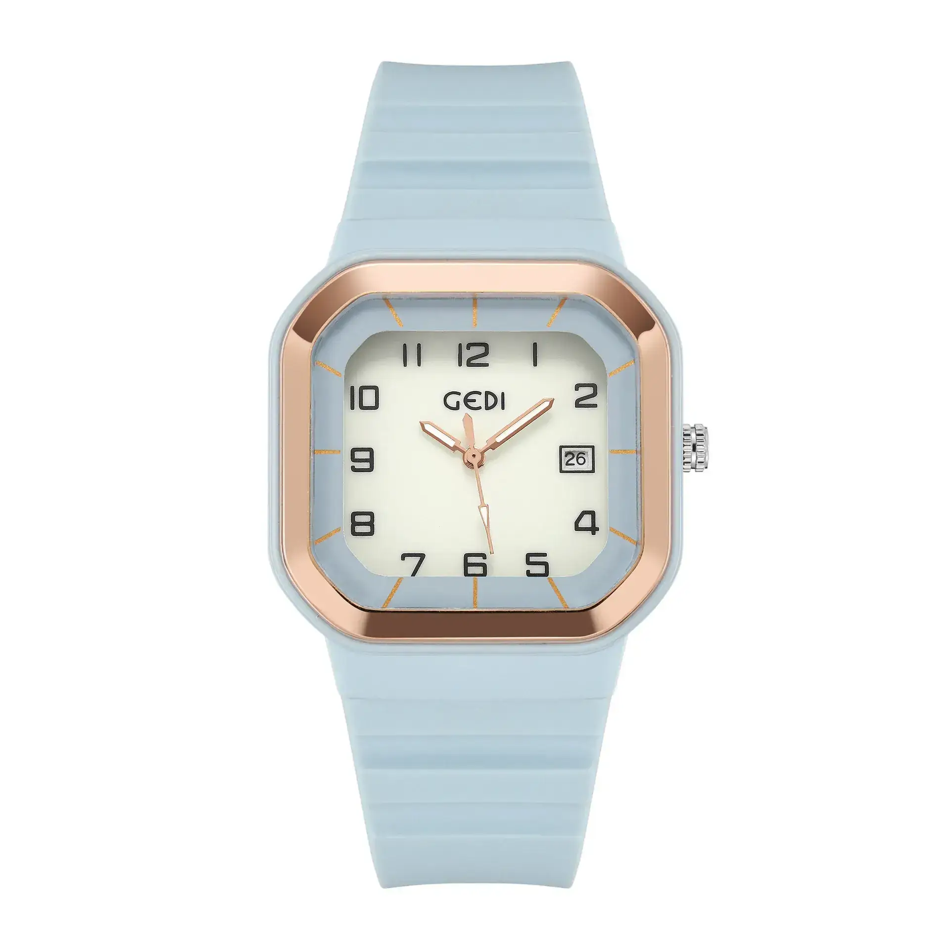 Square Luminous Quartz Watch for Students - Image 3