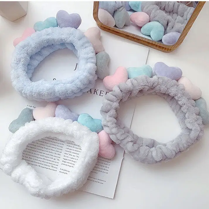 Cute Love Face Wash Headband for Women - Image 10