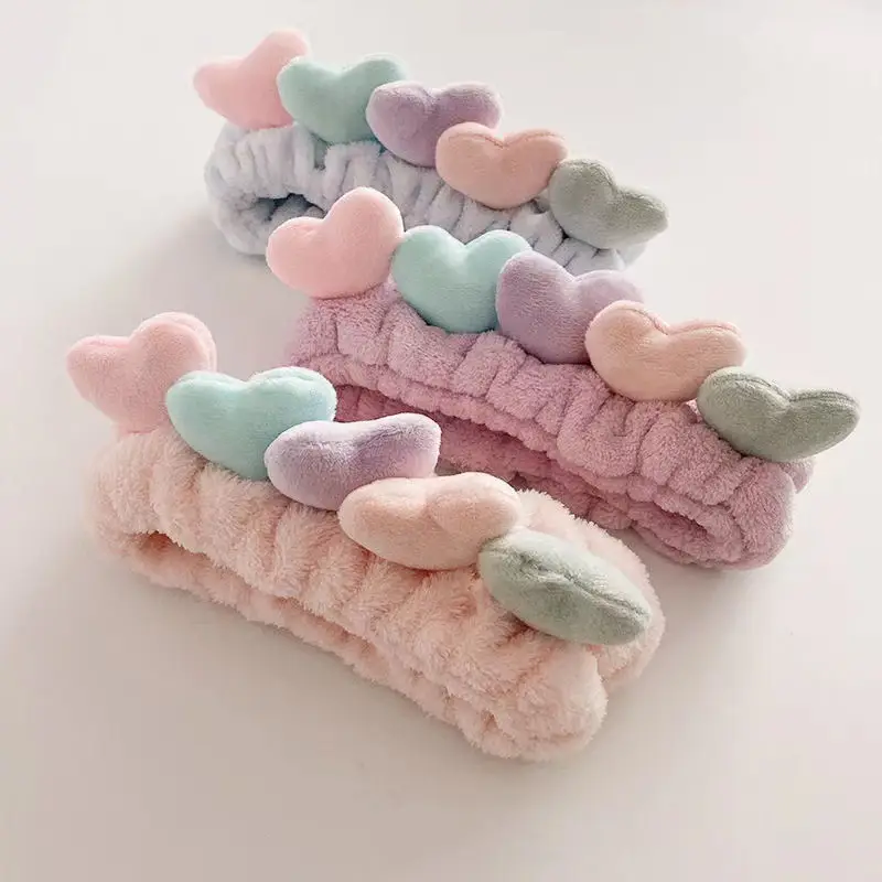 Cute Love Face Wash Headband for Women - Image 11