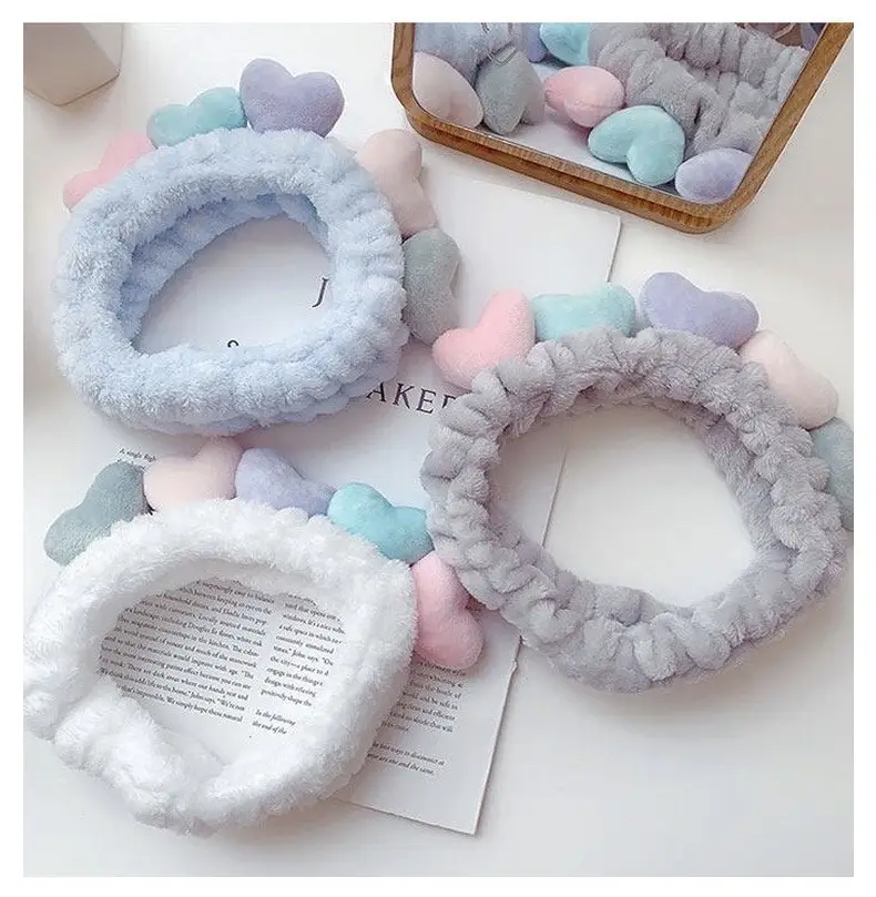 Cute Love Face Wash Headband for Women — feature 12