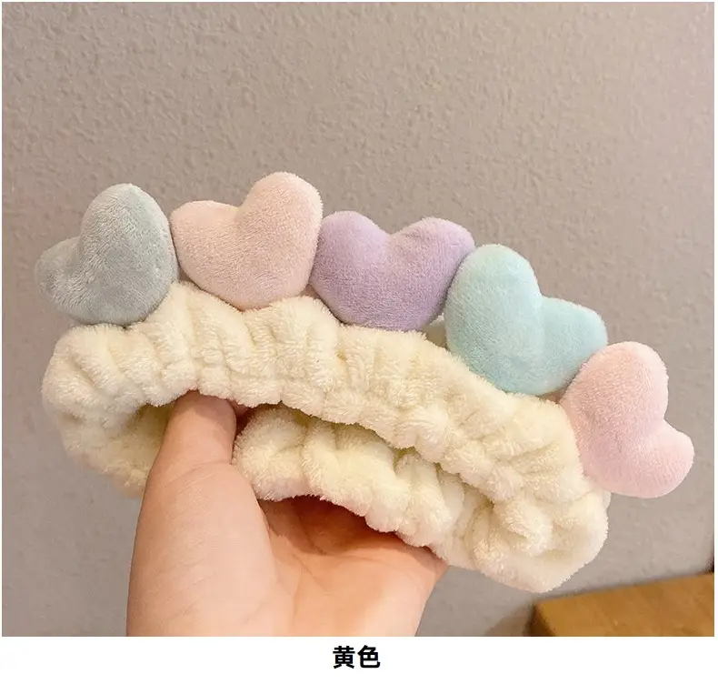 Cute Love Face Wash Headband for Women — feature 18