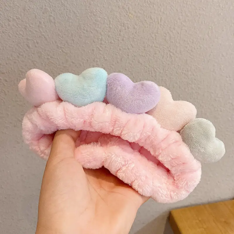 Cute Love Face Wash Headband for Women - Image 5