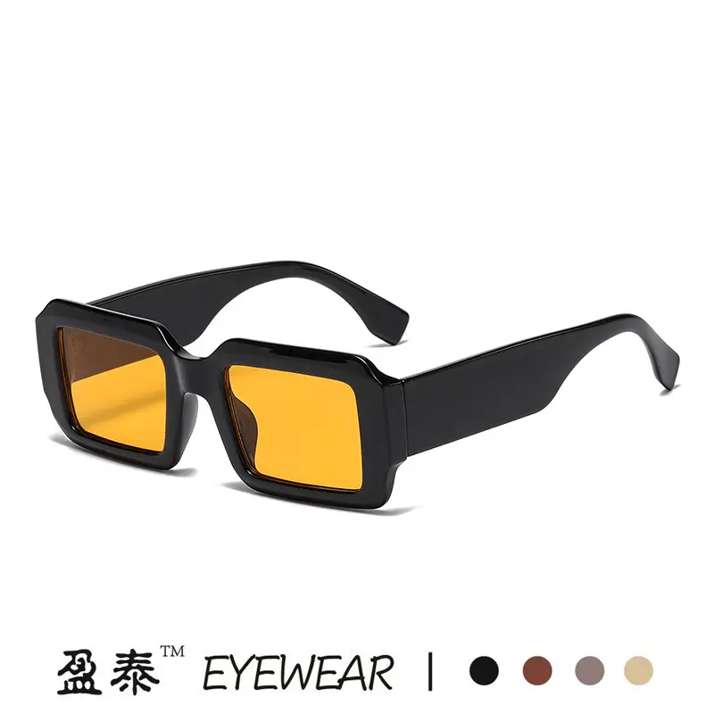 Men Black Yellow Sunglasses 2023 Hot Selling