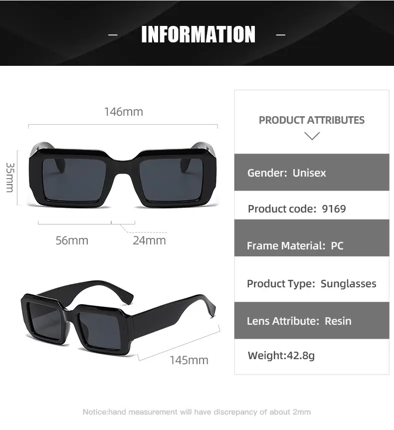 Men Black Yellow Sunglasses 2023 Hot Selling — feature 12
