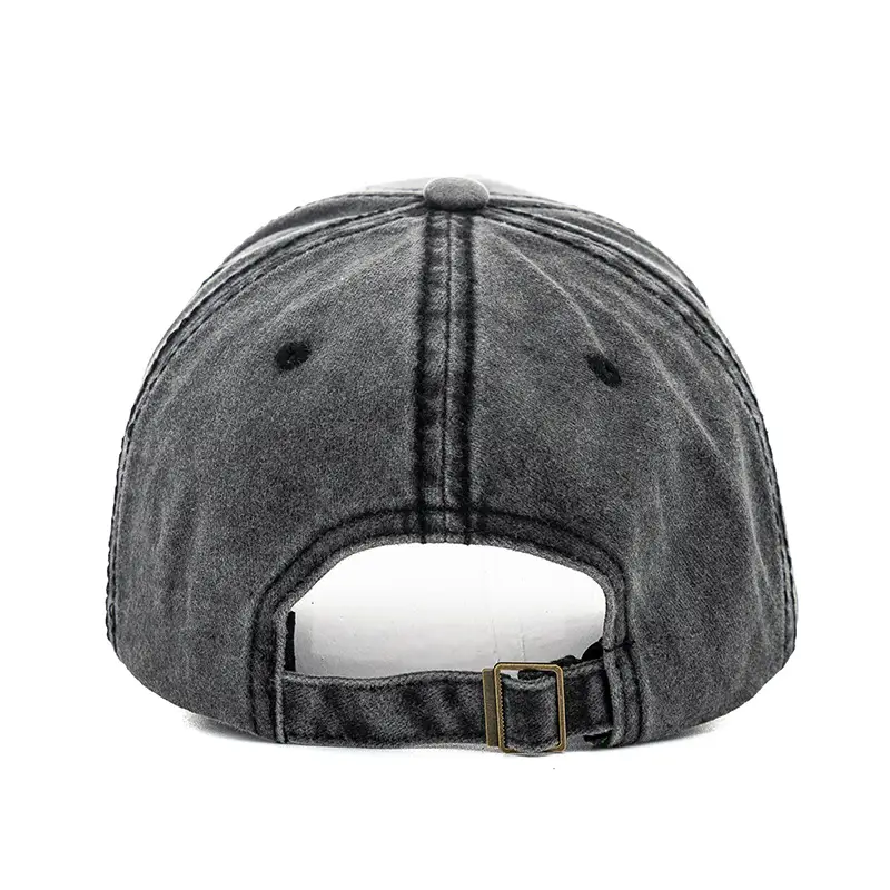 79 Patch Distressed Baseball Cap with Adjustable Sunvisor — feature 3