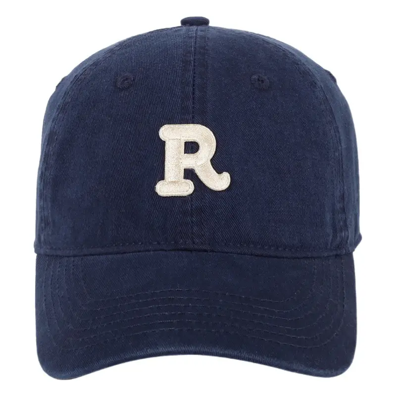 Blue Letter R Baseball Cap for Men Women