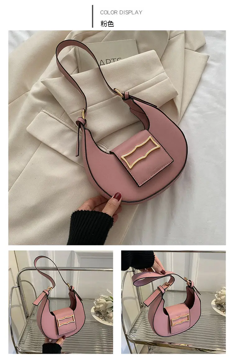 Black Fashionable Shoulder Bag for Women 2022 — feature 17