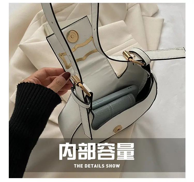Black Fashionable Shoulder Bag for Women 2022 — feature 5