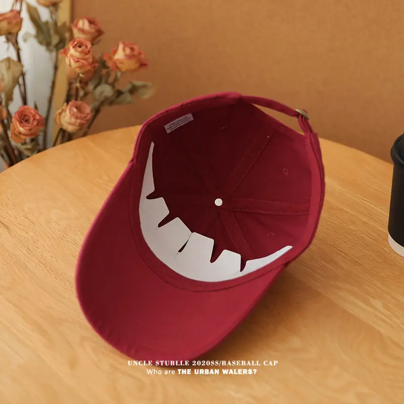 Stubble R Baseball Cap Black R Logo Men Women — feature 10
