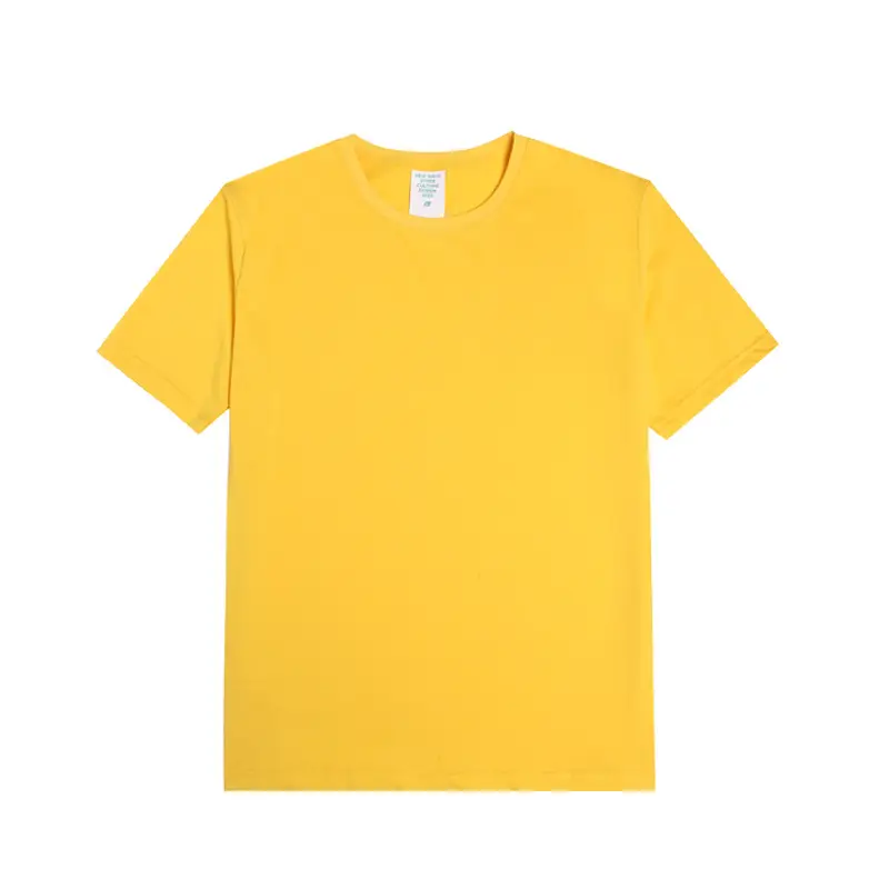 Men Cotton T-Shirt Light Blue Summer 220G