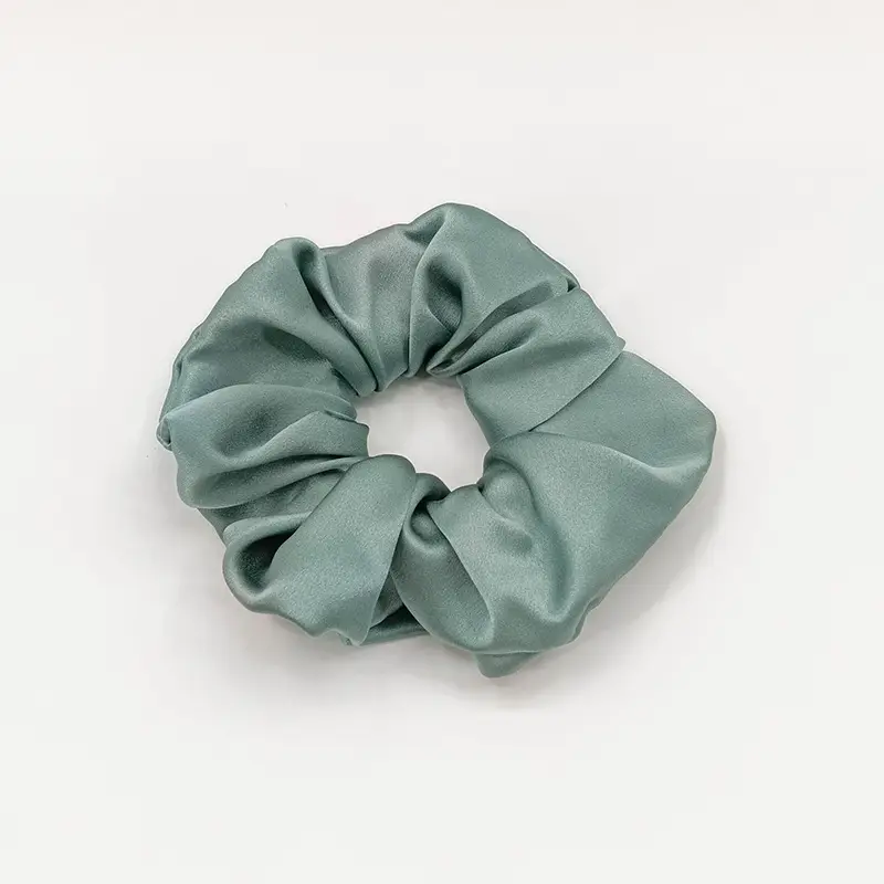 Silk Hair Scrunchie Large Pink 6cm