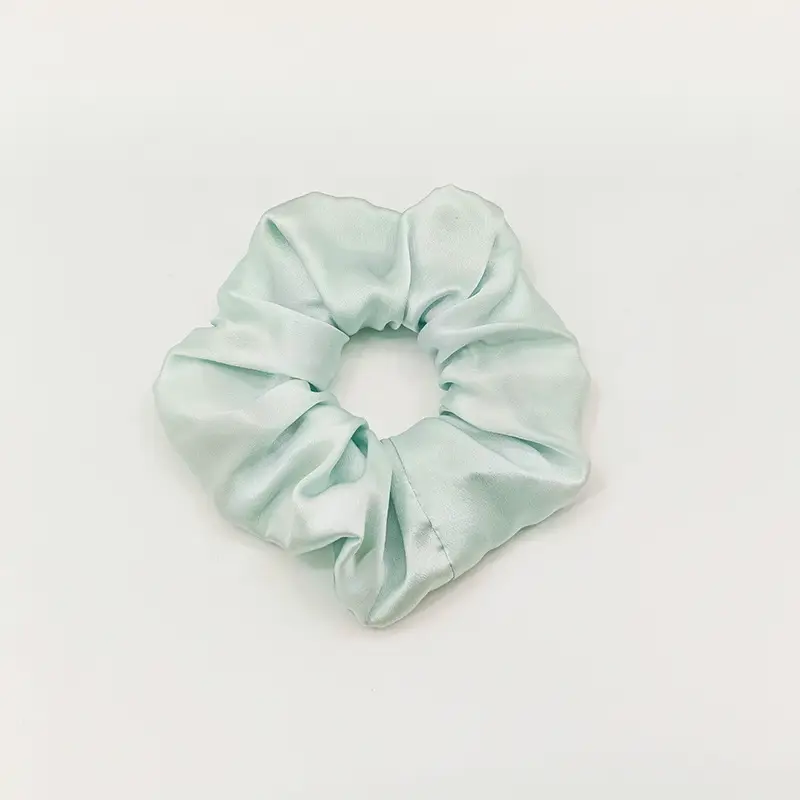 Silk Hair Scrunchie Large Pink 6cm