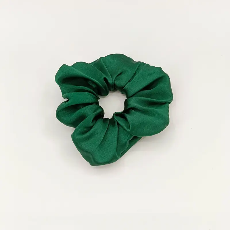 Silk Hair Scrunchie Large Pink 6cm