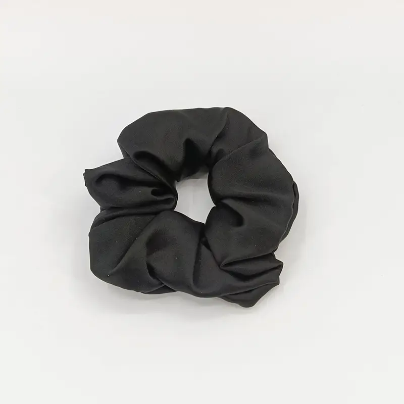 Silk Hair Scrunchie Large Pink 6cm
