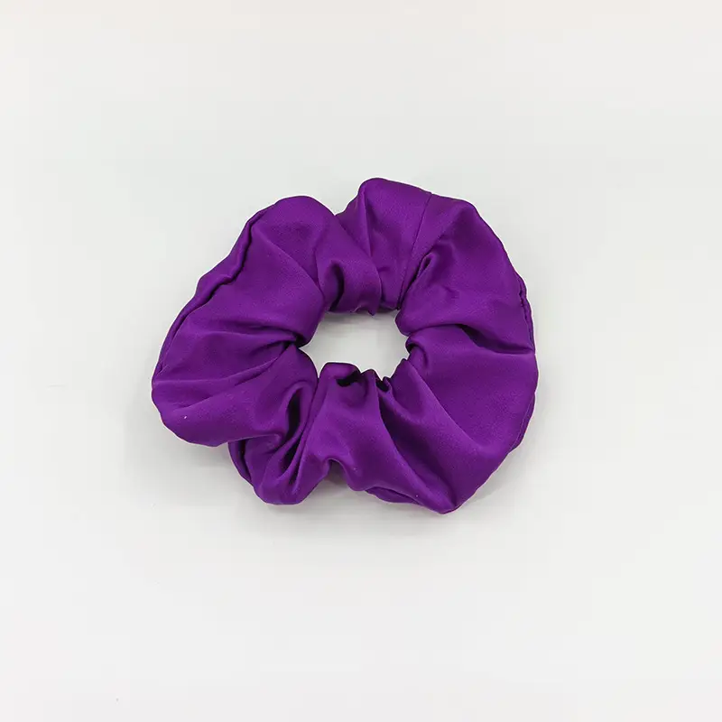 Silk Hair Scrunchie Large Pink 6cm
