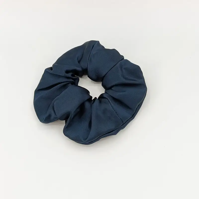 Silk Hair Scrunchie Large Pink 6cm