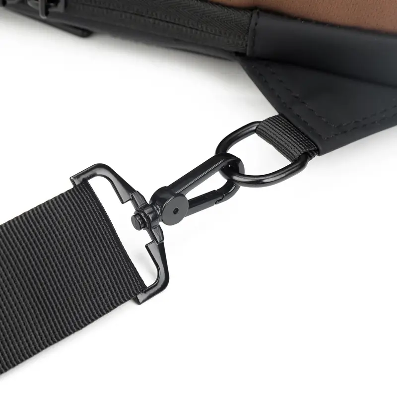 Men's Black Textured Crossbody Bag 2025 Winter — feature 20
