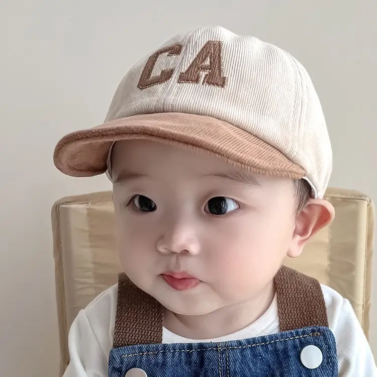 Black CA Embroidered Baby Cap for 1-2 Years - Image 12