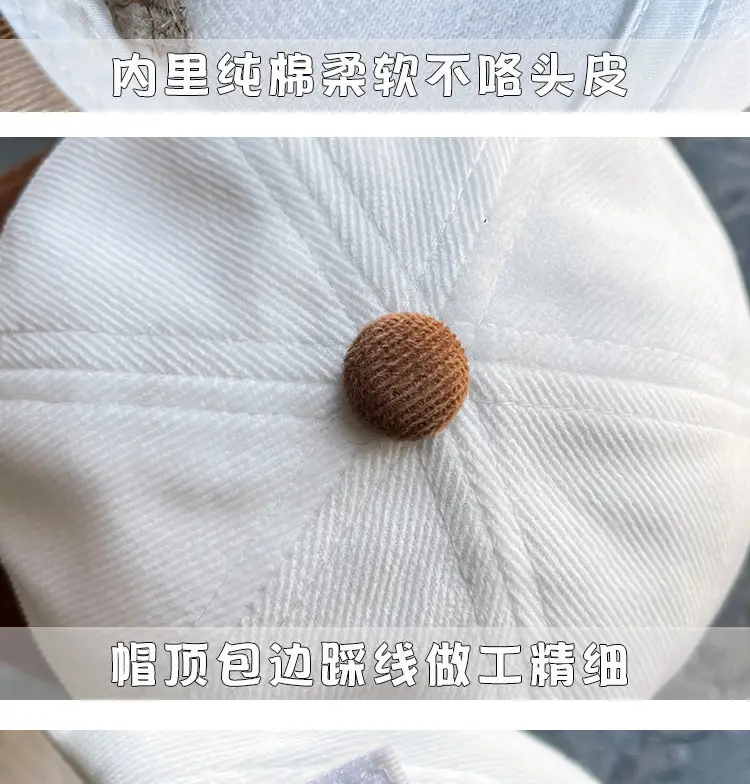 Black CA Embroidered Baby Cap for 1-2 Years — feature 13