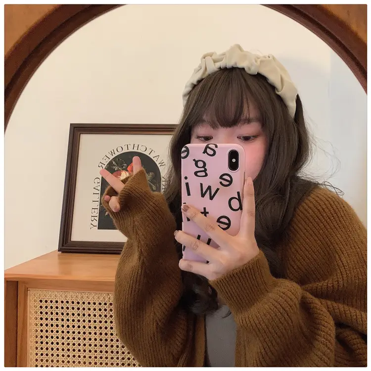 Milk Tea Pleated Wide Brim Headband 2022 Winter — feature 16
