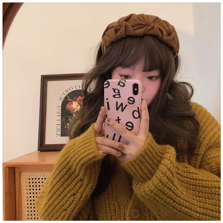 Milk Tea Pleated Wide Brim Headband 2022 Winter — feature 18