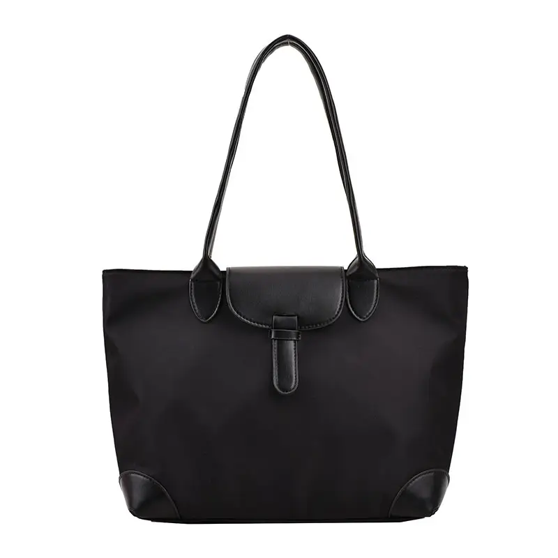 Large Capacity Brown Tote Bag for Women - Image 9